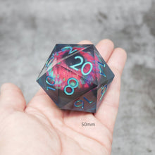 Load image into Gallery viewer, Cthulhu&#39;s Eye | Giant D20 Moving Eye DnD Dice | Acrylic RPG Gaming Dice
