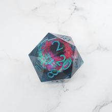Load image into Gallery viewer, Cthulhu&#39;s Eye | Giant D20 Moving Eye DnD Dice | Acrylic RPG Gaming Dice
