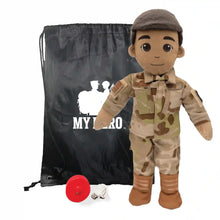 Load image into Gallery viewer, My Hero™ Daddy Doll Air Force | Custom Recordable Plush

