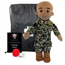Load image into Gallery viewer, My Hero™ Daddy Doll Navy Sailor | Custom Recordable Plush
