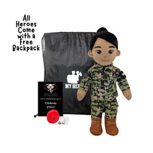Load image into Gallery viewer, My Hero™ Daddy Doll Navy Sailor | Custom Recordable Plush
