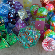 Load image into Gallery viewer, Mystery Stash - 7 Dice Set Bundle + 1 RPG Accessory
