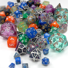 Load image into Gallery viewer, Mystery Hoard - 10 Dice Set Bundle + 1 RPG Accessory
