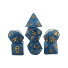 Load image into Gallery viewer, Diffused Dreams - 7 Piece DnD Dice Set | Acrylic RPG Gaming Dice

