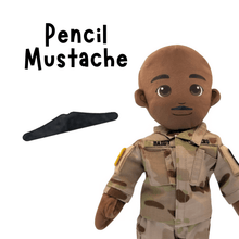 Load image into Gallery viewer, Custom Plush Doll - Add Mustache, Freckles, Glasses, and More | DIY Friendly
