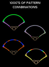 Load image into Gallery viewer, A image of Astral Fan flow LED Fan showing various color settings 
