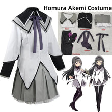 Load image into Gallery viewer, Homura Akemi costume with detailed breakdown of components and character illustration.
