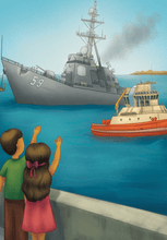 Load image into Gallery viewer, SWO (Surface Warfare Officer) Children's Book My Daddy, My Soldier by Matthew E. MILLER
