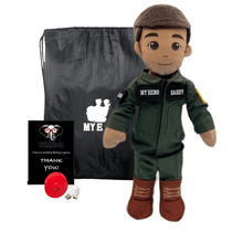 Load image into Gallery viewer, My Hero™ Daddy Doll Navy Sailor | Custom Recordable Plush
