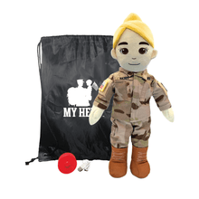Load image into Gallery viewer, My Hero™ Army Soldier Daddy Doll | Custom Recordable Plush
