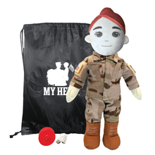 Load image into Gallery viewer, My Hero™ Army Soldier Daddy Doll | Custom Recordable Plush
