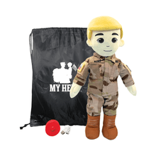 Load image into Gallery viewer, My Hero™ Army Soldier Daddy Doll | Custom Recordable Plush
