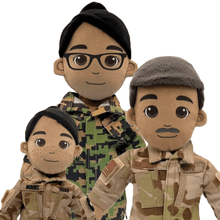 Load image into Gallery viewer, My Hero™ Army Soldier Daddy Doll | Custom Recordable Plush
