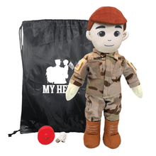 Load image into Gallery viewer, My Hero™ Army Soldier Daddy Doll | Custom Recordable Plush
