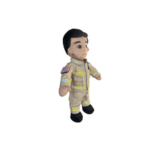 Load image into Gallery viewer, Firefighter Plush Doll, Custom Recordable Comfort Doll
