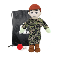 Load image into Gallery viewer, My Hero™ Daddy Doll Navy Sailor | Custom Recordable Plush
