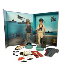 Load image into Gallery viewer, My Hero Navy Sailor Doll Set for Magnetic Playtime Fun
