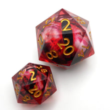Load image into Gallery viewer, Nosferatu&#39;s Eye - Giant D20 Moving Eye DnD Dice | Acrylic RPG Gaming Dice
