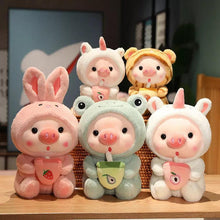 Load image into Gallery viewer, Cute Piggy Boba Plush – Must-Have for Stuffed Animal Lovers
