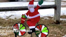 Load and play video in Gallery viewer, Bike Spinner - Santa 20 INCH AND 30 INCH
