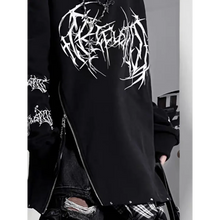 Load image into Gallery viewer, Punk Harajuku Off Shoulder Tee
