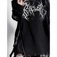 Load image into Gallery viewer, Punk Harajuku Off Shoulder Tee
