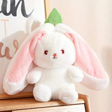 Load image into Gallery viewer, Strawberry Carrot Bunny Plush – Soft Gift Toy for Girls and Kids
