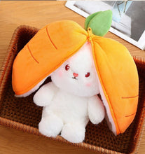 Load image into Gallery viewer, Strawberry Carrot Bunny Plush – Soft Gift Toy for Girls and Kids
