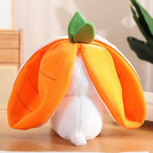 Load image into Gallery viewer, Strawberry Carrot Bunny Plush – Soft Gift Toy for Girls and Kids
