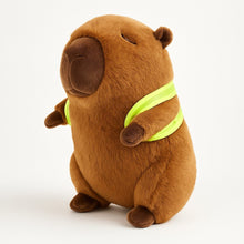 Load image into Gallery viewer, Soft Capybara Plush Toy with Turtle Backpack – Kid-Friendly Gift
