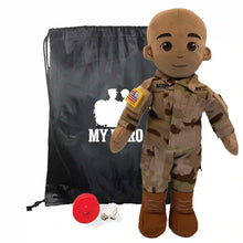 Load image into Gallery viewer, My Hero™ Army Soldier Daddy Doll | Custom Recordable Plush
