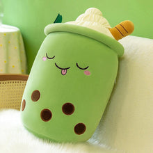 Load image into Gallery viewer, Boba Plush Toy for Kids – Soft Bubble Tea Pillow for Cuddles
