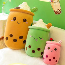 Load image into Gallery viewer, Boba Plush Toy for Kids – Soft Bubble Tea Pillow for Cuddles
