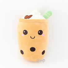 Load image into Gallery viewer, Boba Plush Toy for Kids – Soft Bubble Tea Pillow for Cuddles
