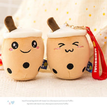 Load image into Gallery viewer, Cute Bubble Tea Keychains 3-Pack for Keys, Bags, and Gifts
