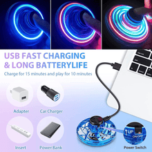 Load image into Gallery viewer, Flying Spinner Drone Toy – Rechargeable Mini UFO with Lights
