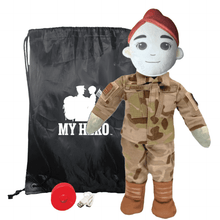 Load image into Gallery viewer, My Hero™ Daddy Doll Air Force | Custom Recordable Plush
