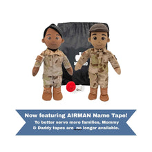 Load image into Gallery viewer, My Hero™ Daddy Doll Air Force | Custom Recordable Plush
