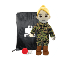 Load image into Gallery viewer, My Hero™ Daddy Doll Marine | Custom Recordable Plush

