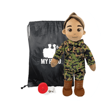 Load image into Gallery viewer, My Hero™ Daddy Doll Marine | Custom Recordable Plush
