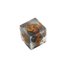Load image into Gallery viewer, 1d6 Moving Eye Sharp Edge DnD Dice | Acrylic RPG Gaming Dice
