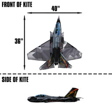 Load image into Gallery viewer, WindForce F-35 3D Nylon Kite, 40 Inches Wide
