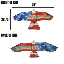 Load image into Gallery viewer, 72 Inch Winspac Nylon USA Eagle Kite
