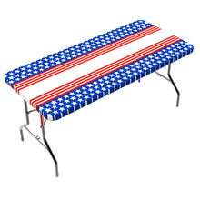 Load image into Gallery viewer, TCPlus 6ft Tablecloth Stripes
