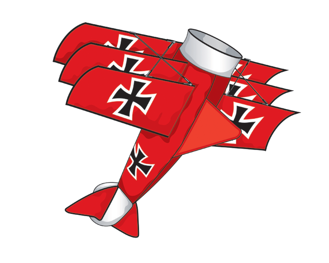 WindNSun Super Size 3D Nylon Kite, Aircraft Red Baron, 39 Inches Wide