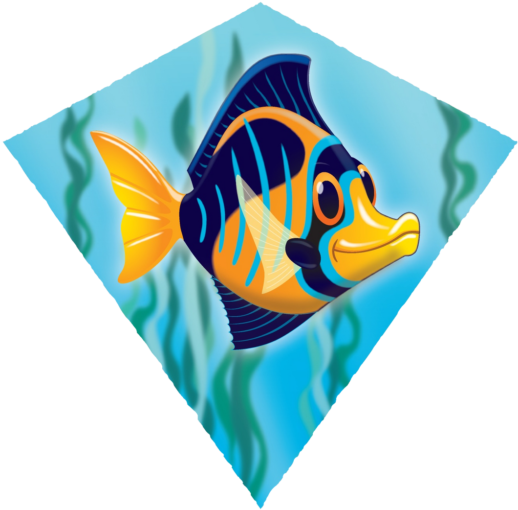 18 inch Wide Nylon Diamond Angel Fish