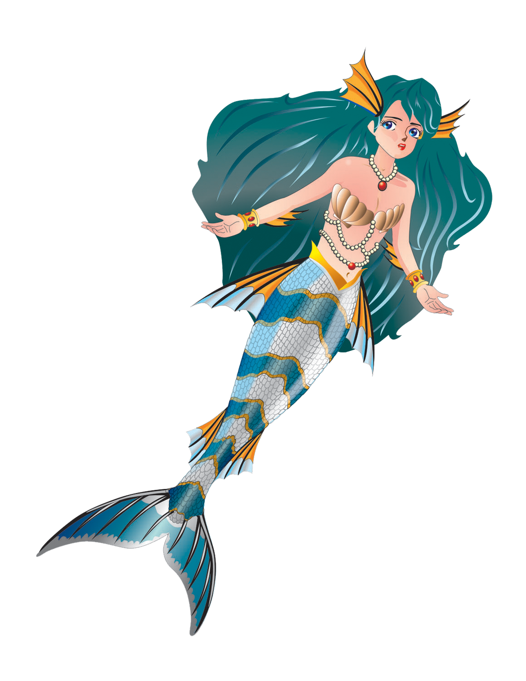 5ft Tall WindZone Mermaid